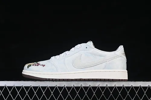 All categories Air Jordan Jordan series basketball shoes Air Jordan 1 Low Air Jordan 1 Low AJ1 Joe 1 Su embroidery low-top cultural basketball shoes IQ1109-011